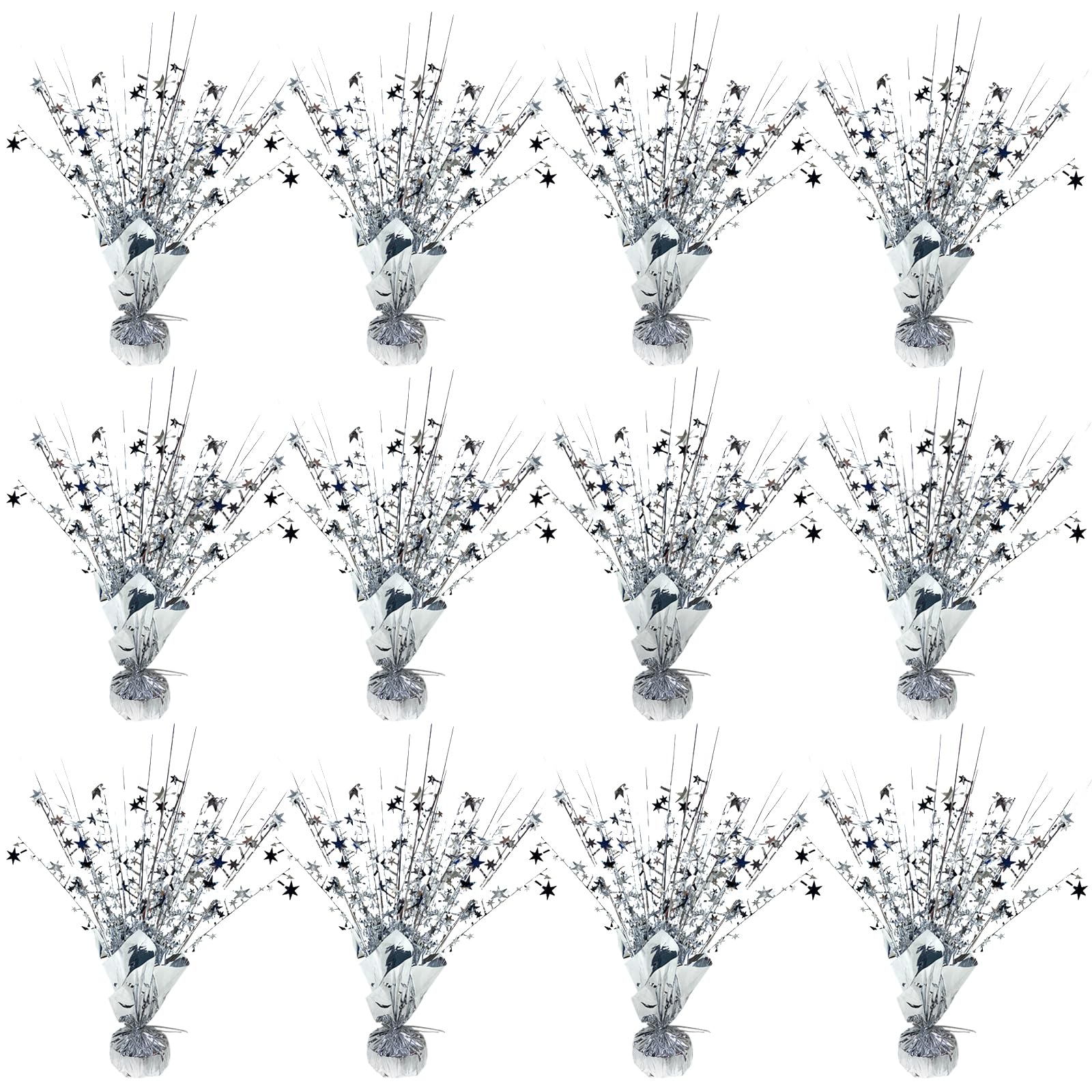 FUBININA star centerpieces 12-pack for dazzling party table decor