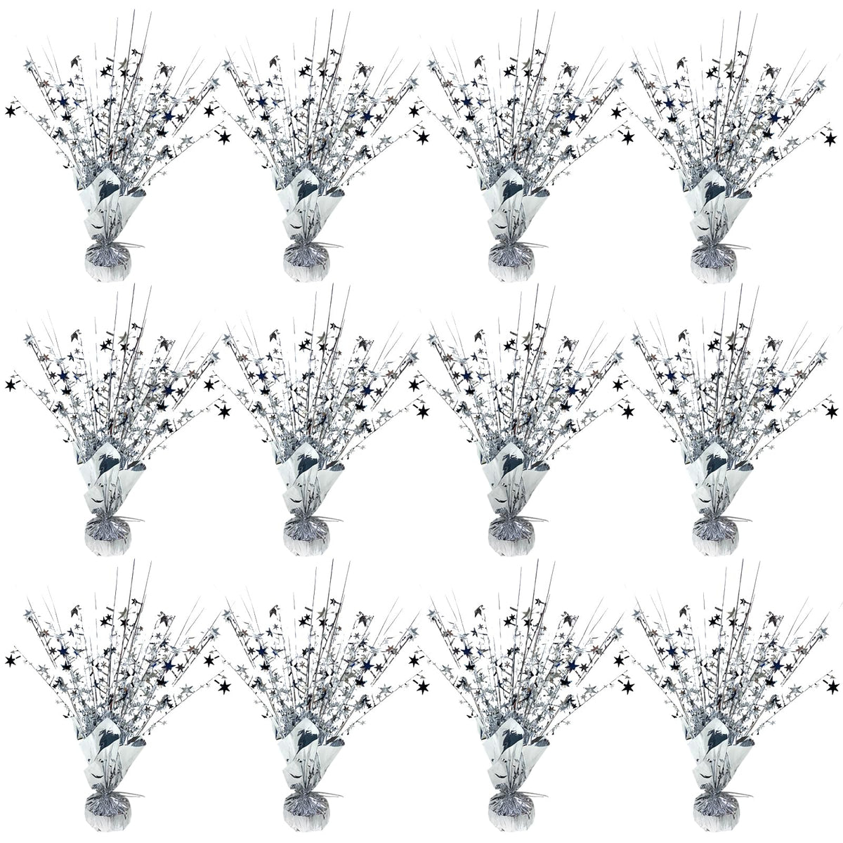 FUBININA star centerpieces 12-pack for dazzling party table decor