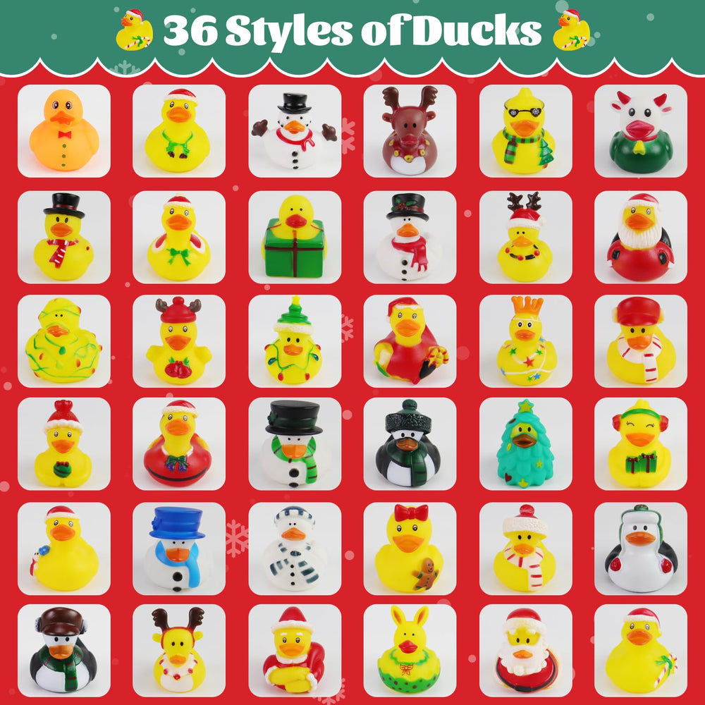 Fudragtn Christmas rubber duck elk, adds whimsy to baths and party decorations.