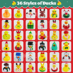Fudragtn Christmas rubber duck elk, adds whimsy to baths and party decorations.