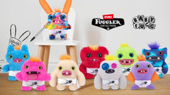 Fuggler Baby Fugg rare butt-on hole detail highlighting collectible variant.