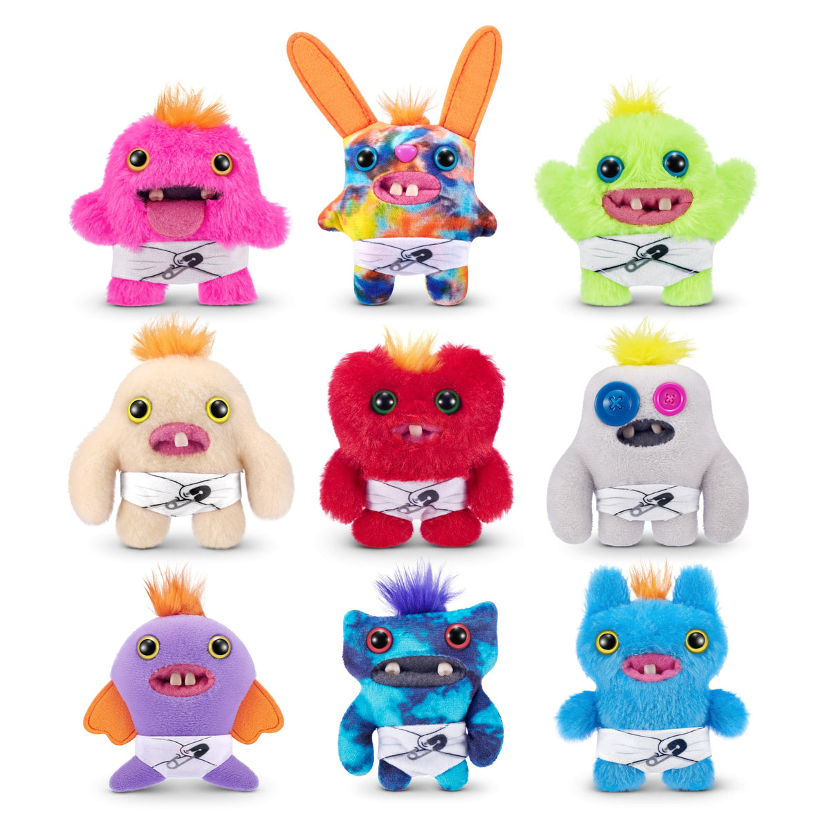 Fuggler Baby Fugg Series 3 3-5 inch plush pack for gentle display and play.