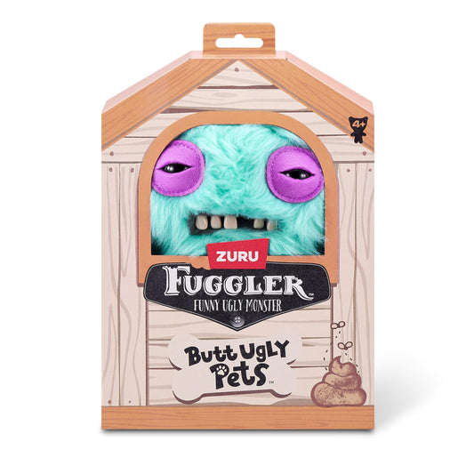 Fuggler Mr Buttons Rabbit plush close-up for soft hugs and unique charm.