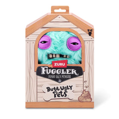 Fuggler Mr Buttons Rabbit plush close-up for soft hugs and unique charm.