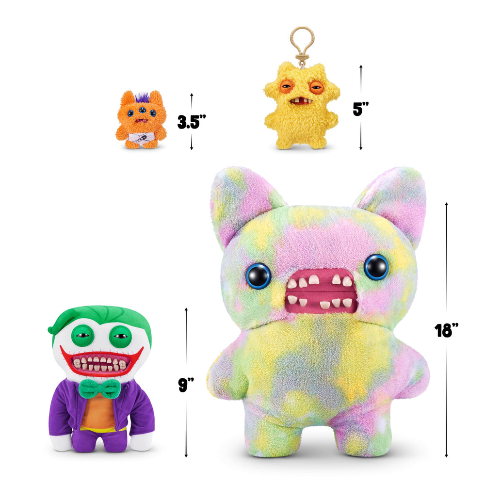 Fuggler DC x ZURU Batman plush for shelf display and storytelling.