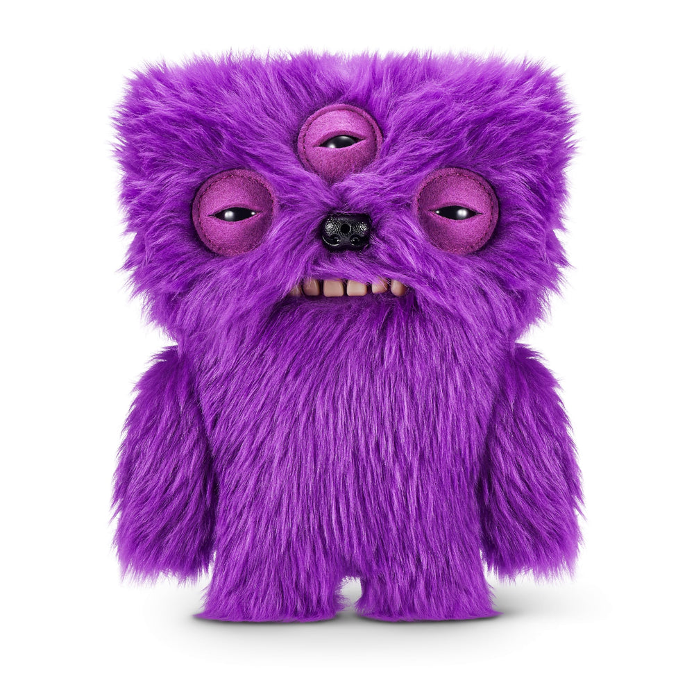 Fuggler Fart Face plush, nose-activated view, adds playful surprise.
