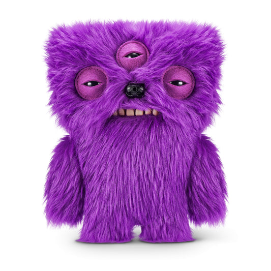 Fuggler Fart Face plush, nose-activated view, adds playful surprise.