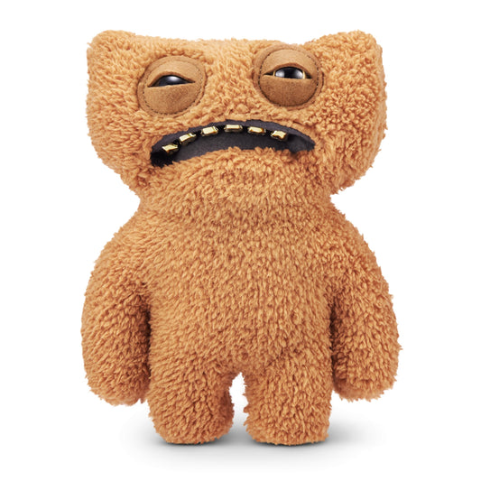 Fuggler Gold Fuggs plush close-up highlighting teeth for collectible display.
