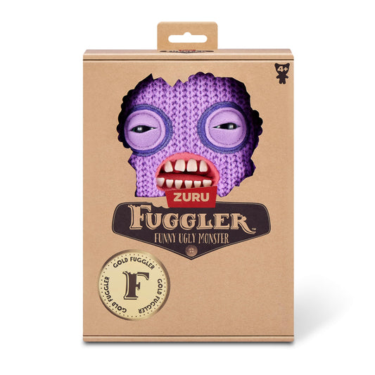 Fuggler Gold Fuggs teeth detail highlights a quirky, human-like grin for imaginative play.