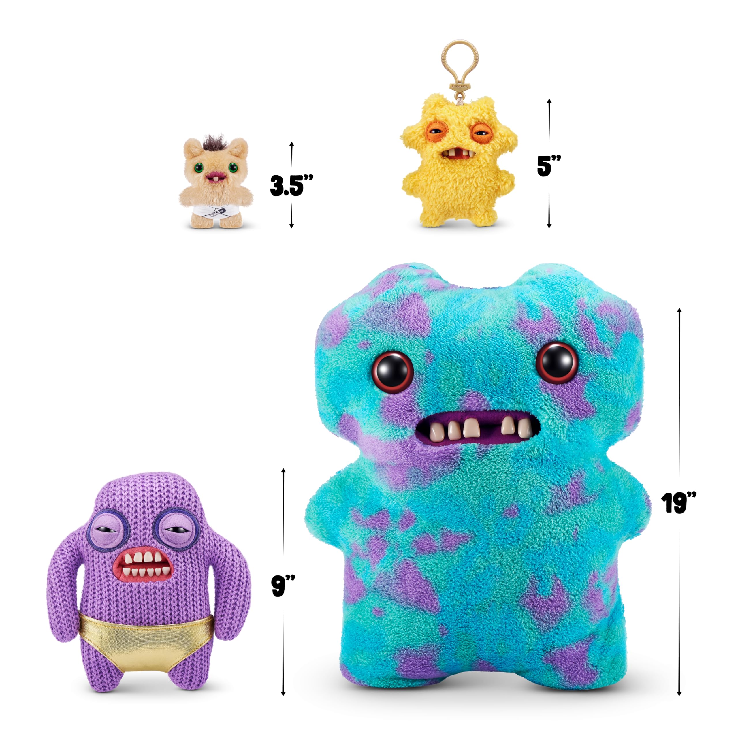 Fuggler Gold Fuggs treasure chest pose invites storytelling and treasure-hunt style adventures.