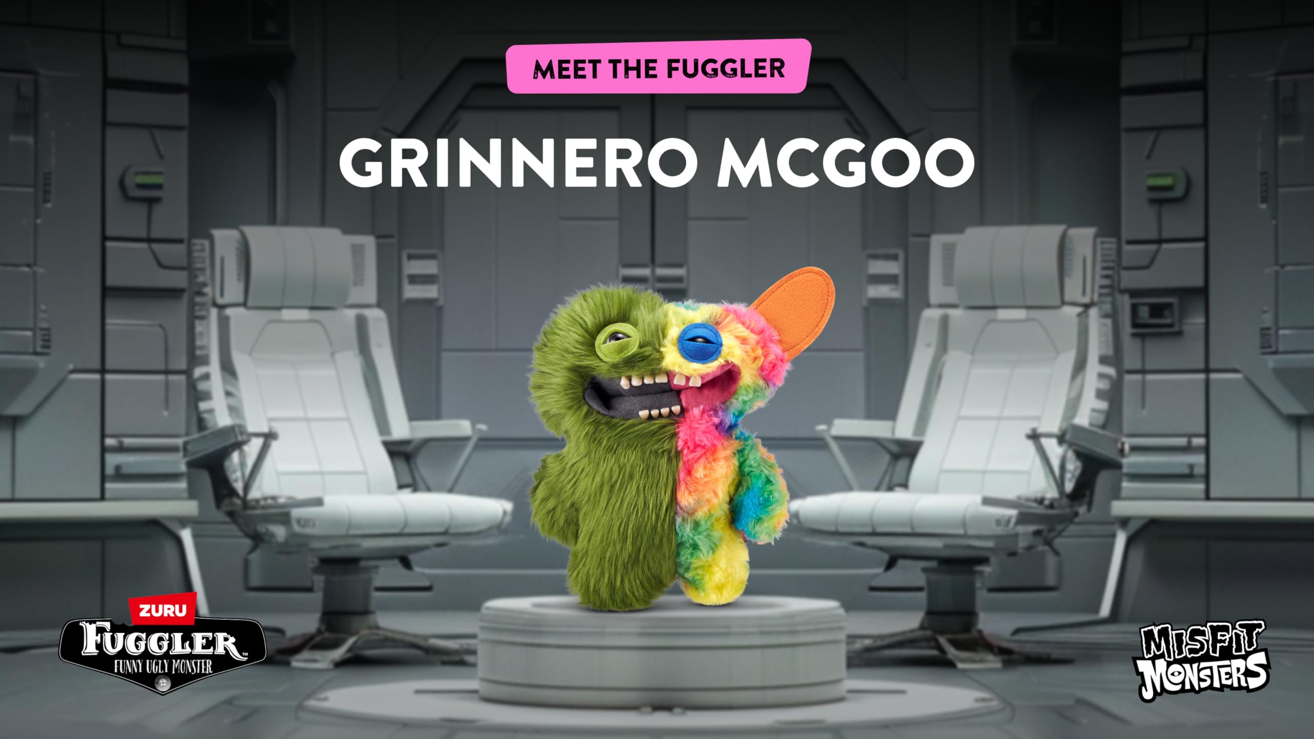 Fuggler Grinnero McGoo part of a ten-monster misfit collection