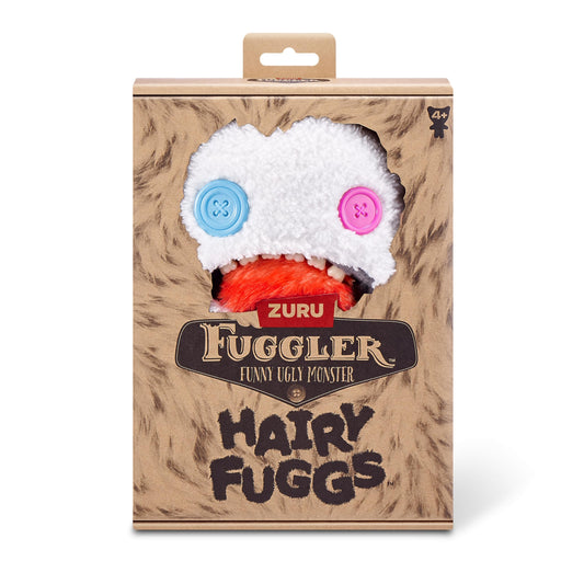 Fuggler Hairy Fuggs 9 inch Series 1 back view compact size fits shelves for display