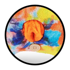 Fuggler Rabid Rabbit 9-inch plush fits standard display spaces.
