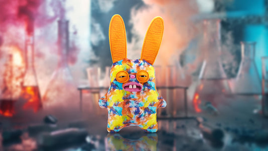 Fuggler Lab Misfits Rabid Rabbit teeth detail highlights distinctive design.