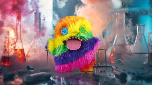 Fuggler Lab Misfits teeth detail highlights their quirky, collectible charm for stories and display.