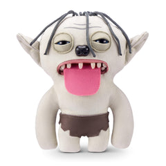 Fuggler Smeagol face close-up highlights ultra-soft plush for cozy cuddle moments