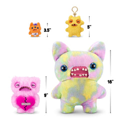 Fuggler Love Fugg pink human-like teeth add quirky grin.