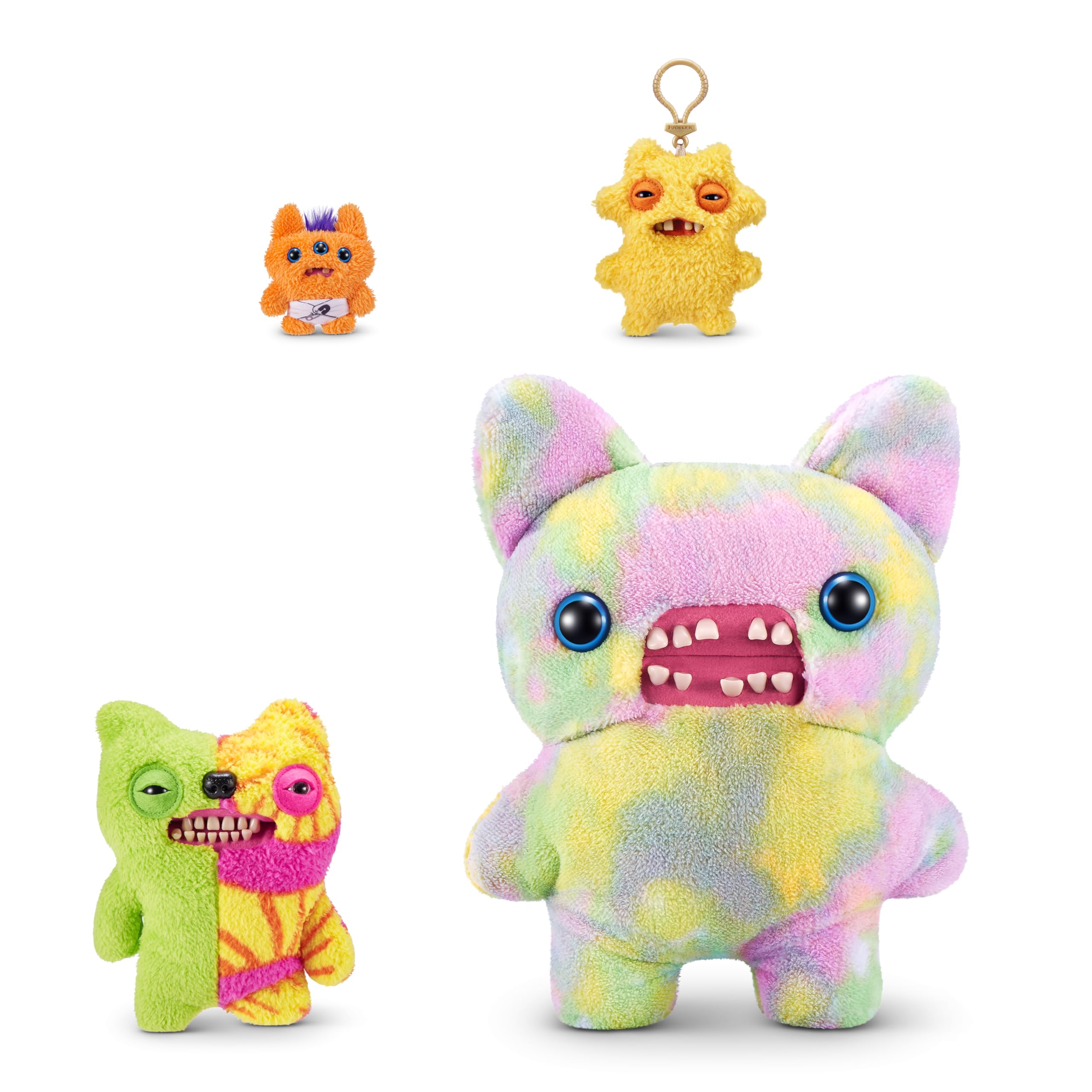 Fuggler Misfit Monster Series 1 9-inch human-like teeth detail for quirky character.