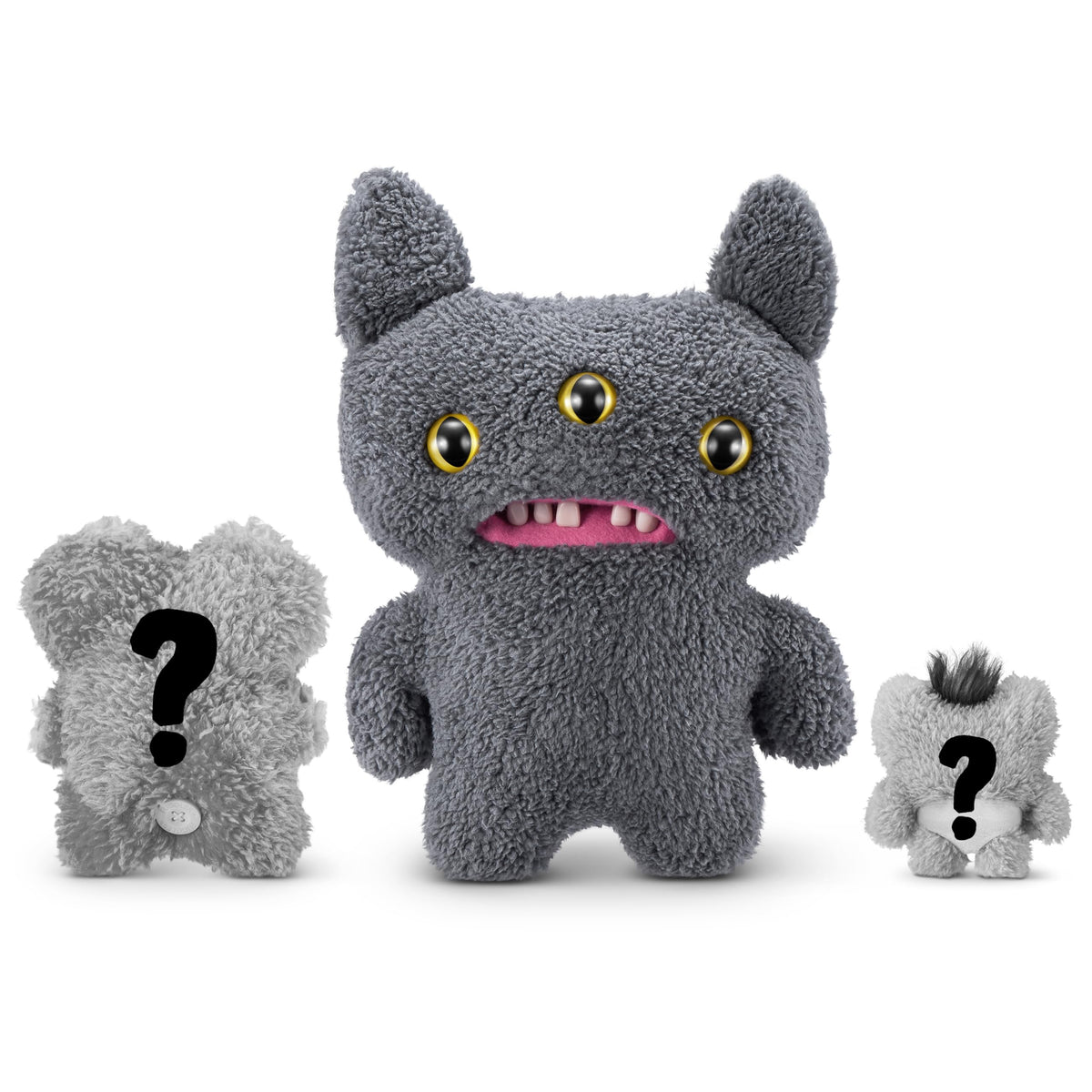 Fuggler Reeko nine-inch plush with mischievous expression, ideal for display and cuddles.