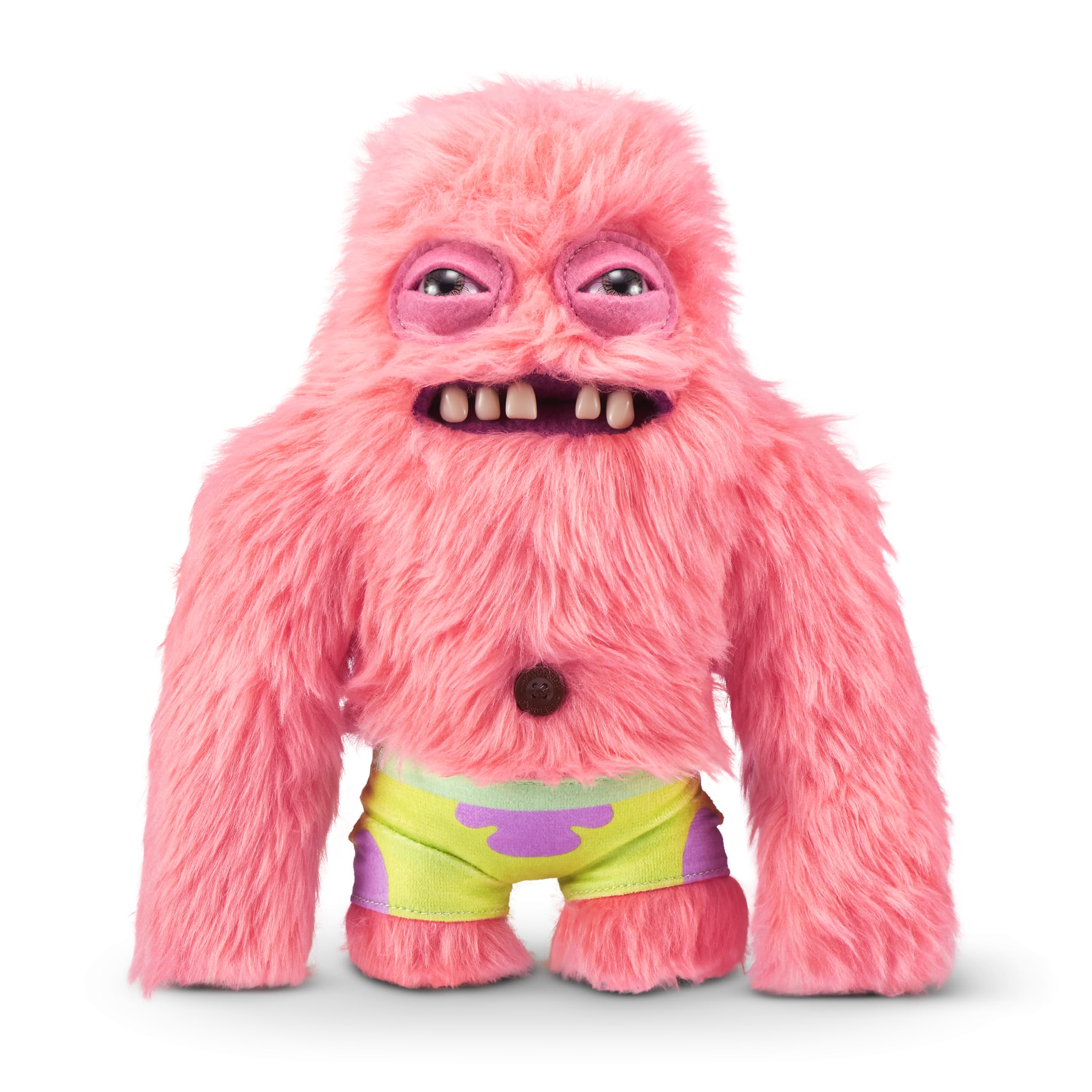 Fuggler SpongeBob-Patrick 9-inch plush, soft and huggable for imaginative play.