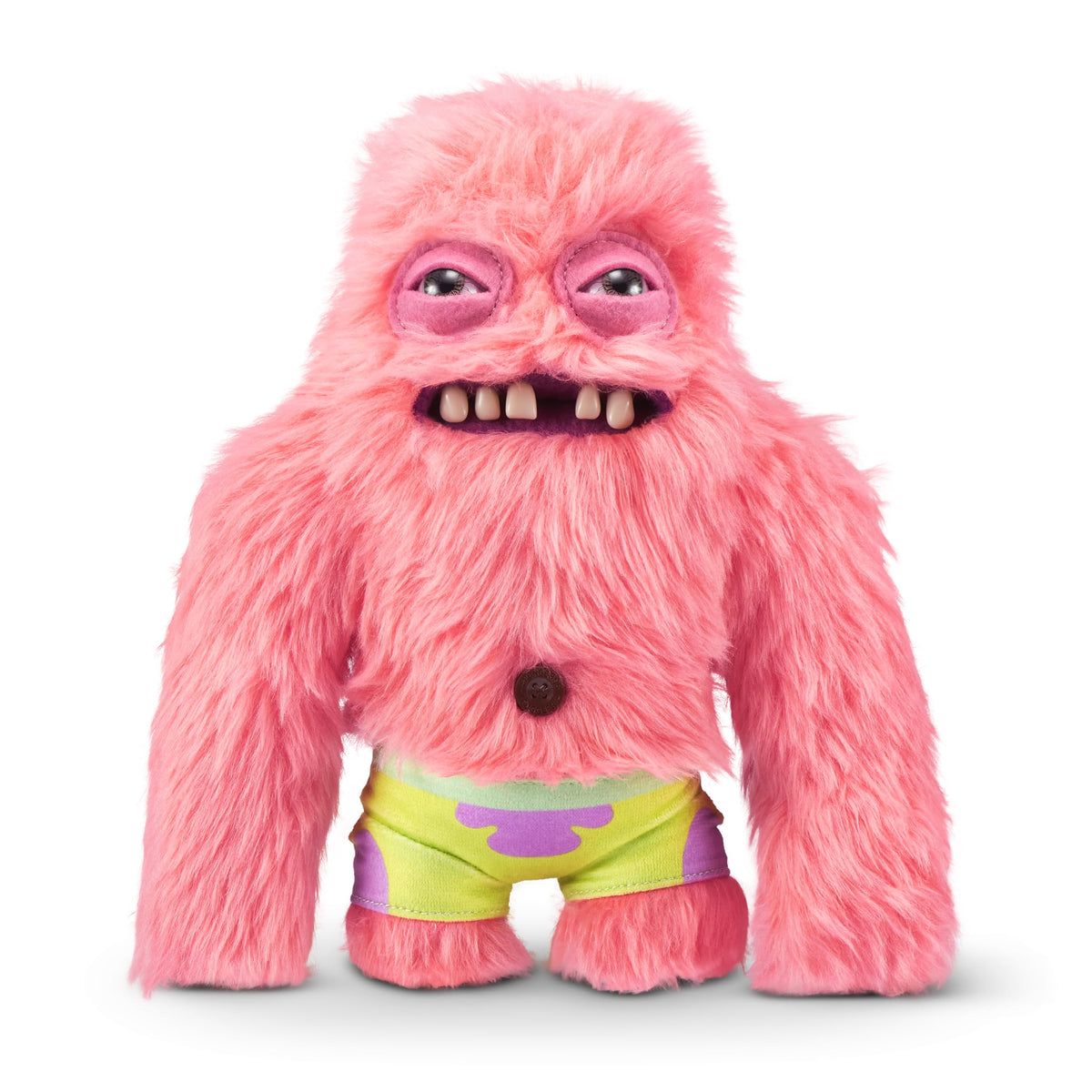 Fuggler SpongeBob-Patrick 9-inch plush, soft and huggable for imaginative play.