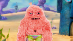 Fuggler SpongeBob-Patrick crossover close-up, showcasing mischievous design.