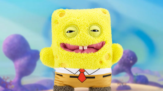 Fuggler SpongeBob close-up showing teeth, quirky charm
