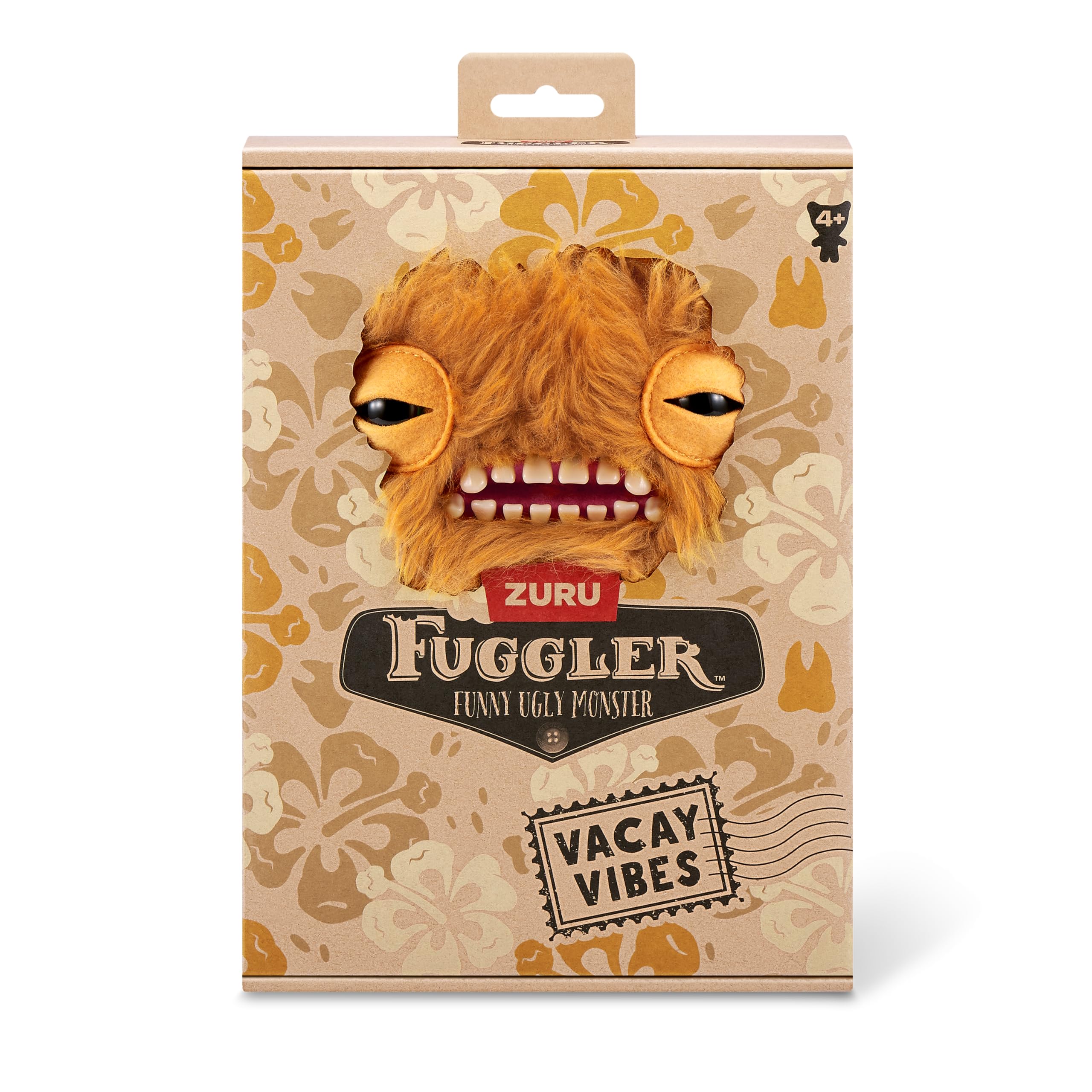 Fuggler Vacay Vibes Ginger close-up of human-like teeth for a bold collectible look
