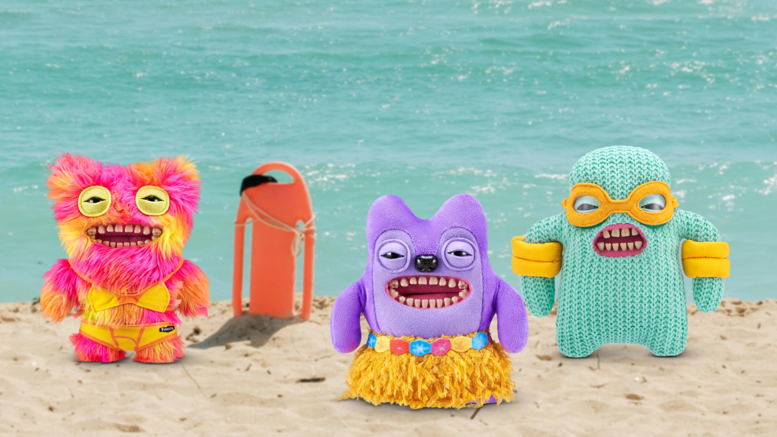 Fuggler Vacay Vibes Mr Buttons collectible packaging on shelf