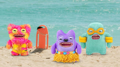 Fuggler Vacay Vibes Mr Buttons collectible packaging on shelf