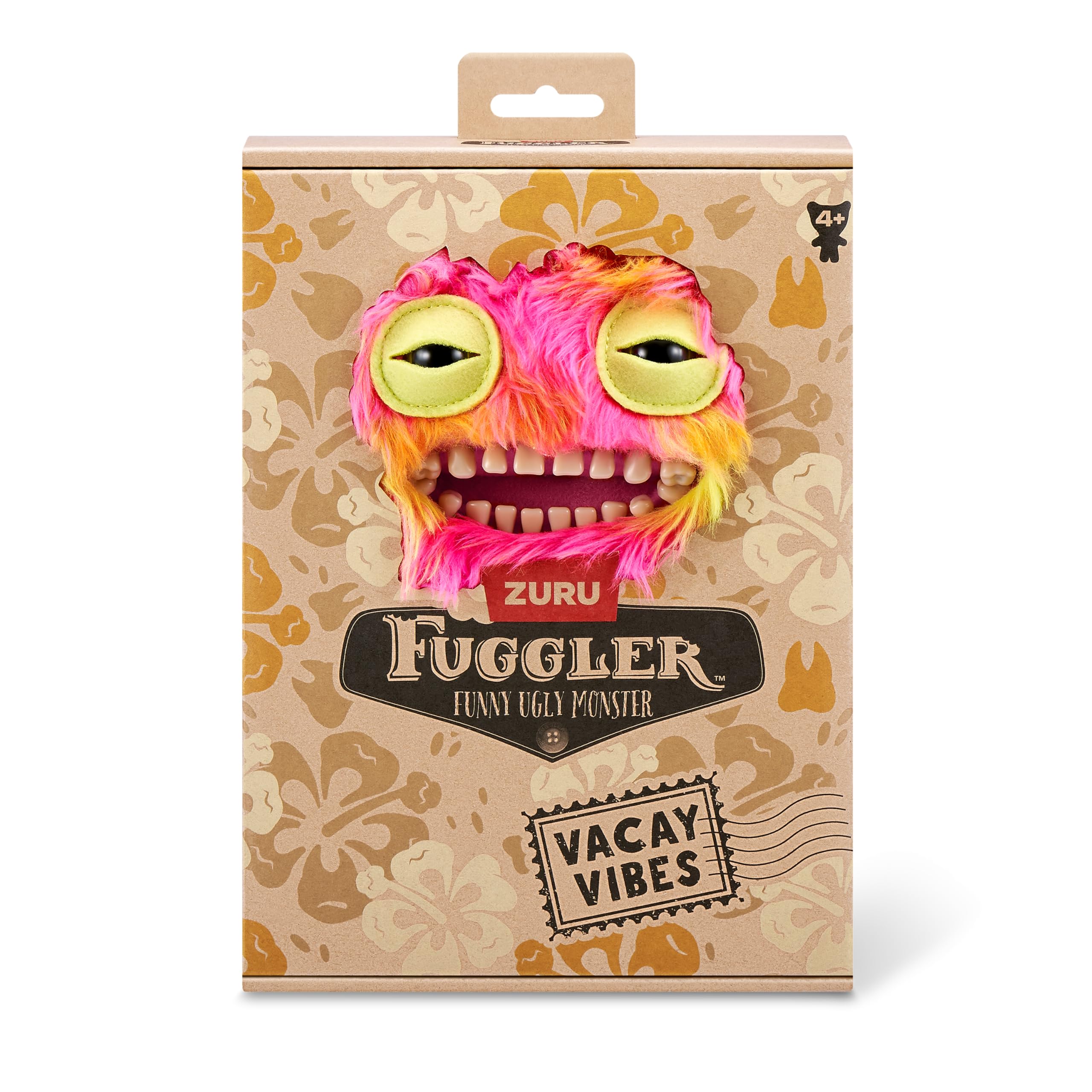 Fuggler Vacay Vibes Mr Buttons in a suitcase, perfect travel decor
