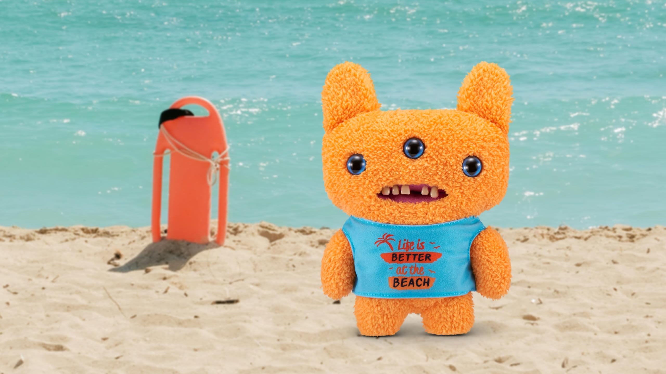 Rare butt-on hole detail on Fuggler Vacay Vibes Reek-O Orange.