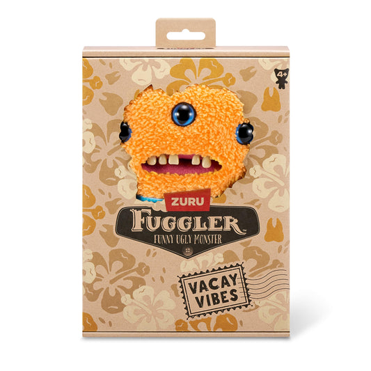 Fuggler Vacay Vibes Reek-O Orange side view showcasing quirky charm for imagination.