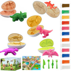 Fuijeuj Playdough dinosaur eggs molds for creative dinosaur crafts and play