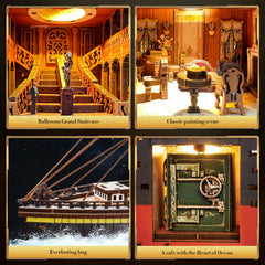 Fuiltee Titanic 3D puzzle Rose room image enhances collection as a conversation starter.