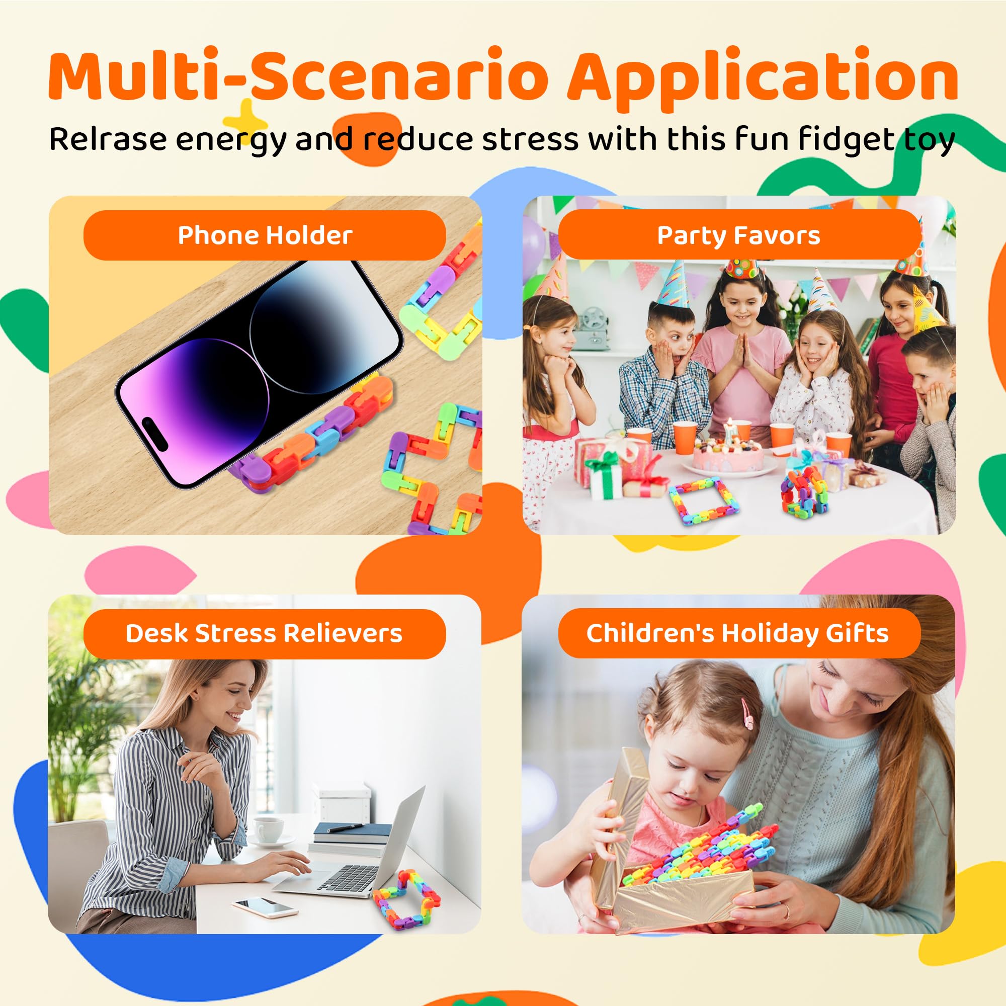 FUIYKA Wacky Tracks party favors add color and fun