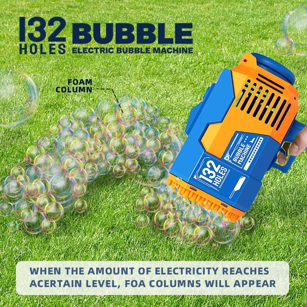 Fulercni child-friendly ergonomic bubble gun design for easy gripping and play