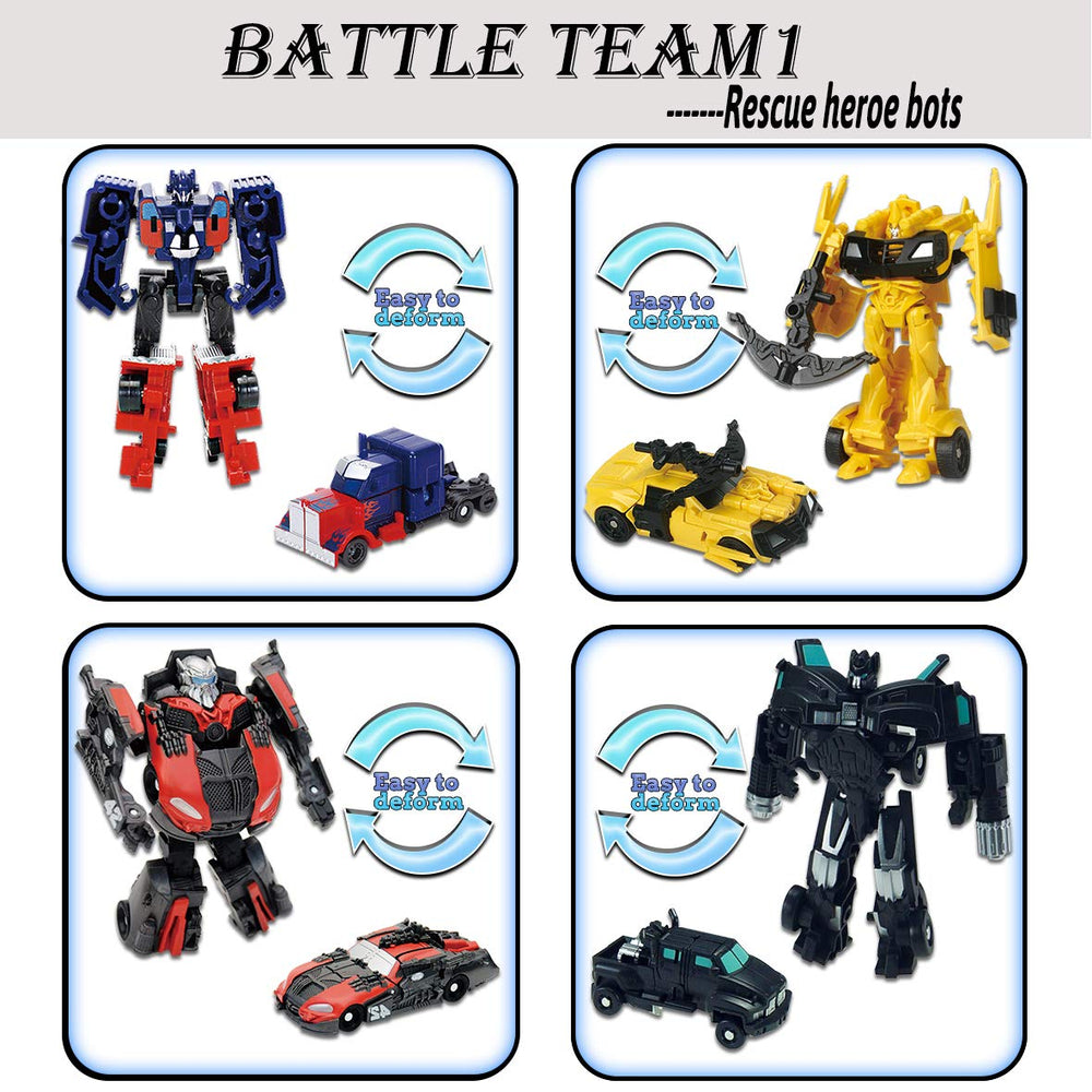 FULIM deformable battle robots set supports two-team battles for social play.