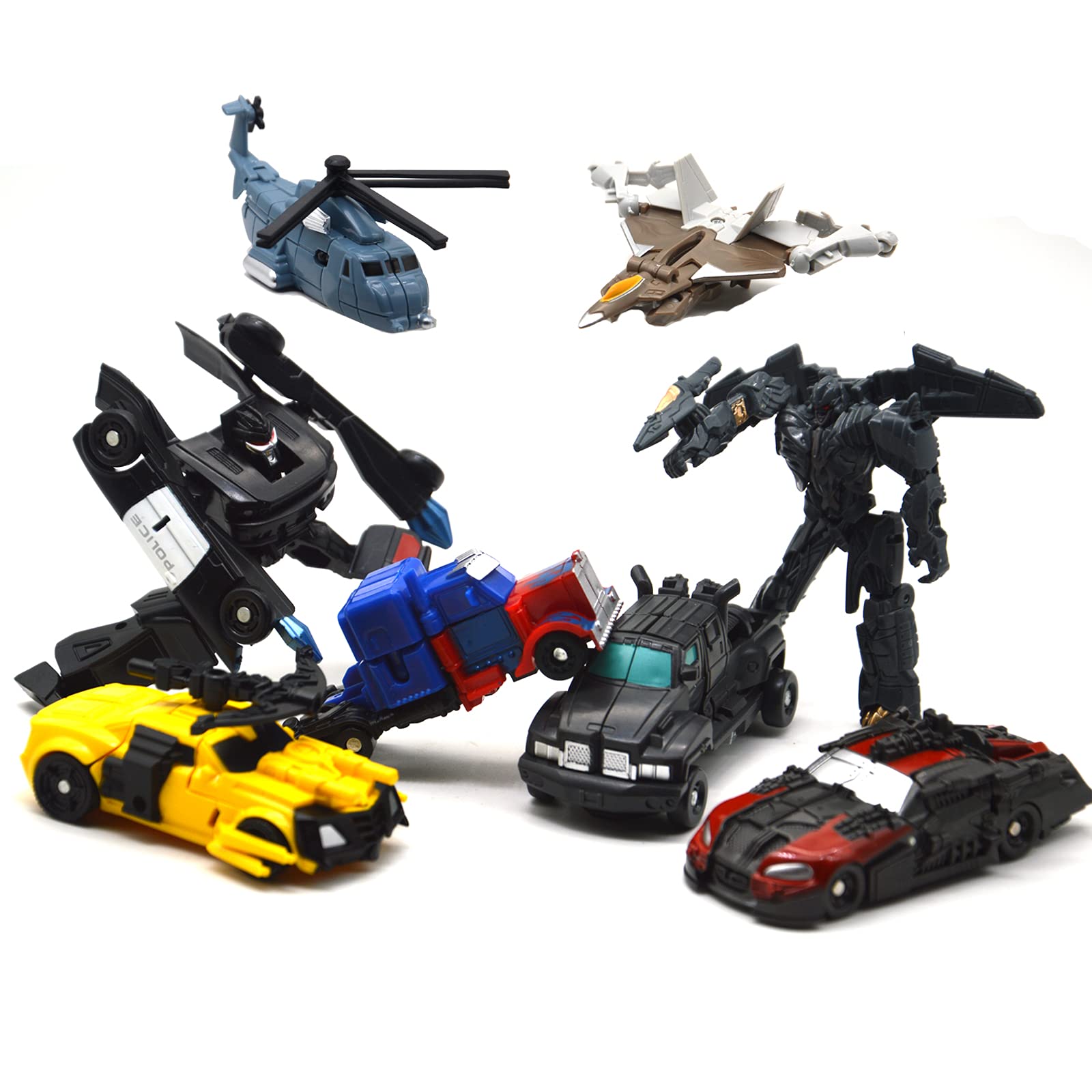 FULIM mini hero action figures transform into 3-5 inch size for easy handling.