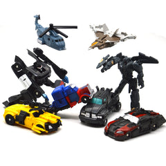 FULIM mini hero action figures transform into 3-5 inch size for easy handling.