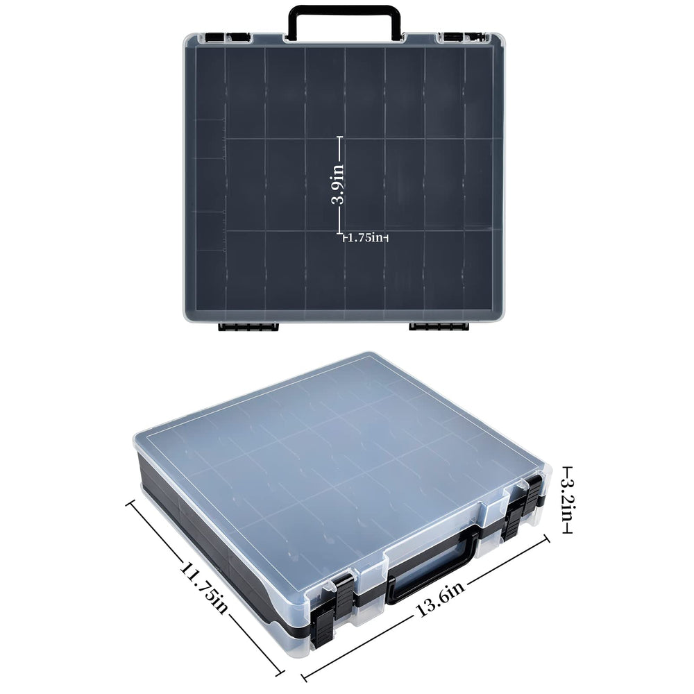 FULLCASE movable dividers on the right adapt to different toy sizes.