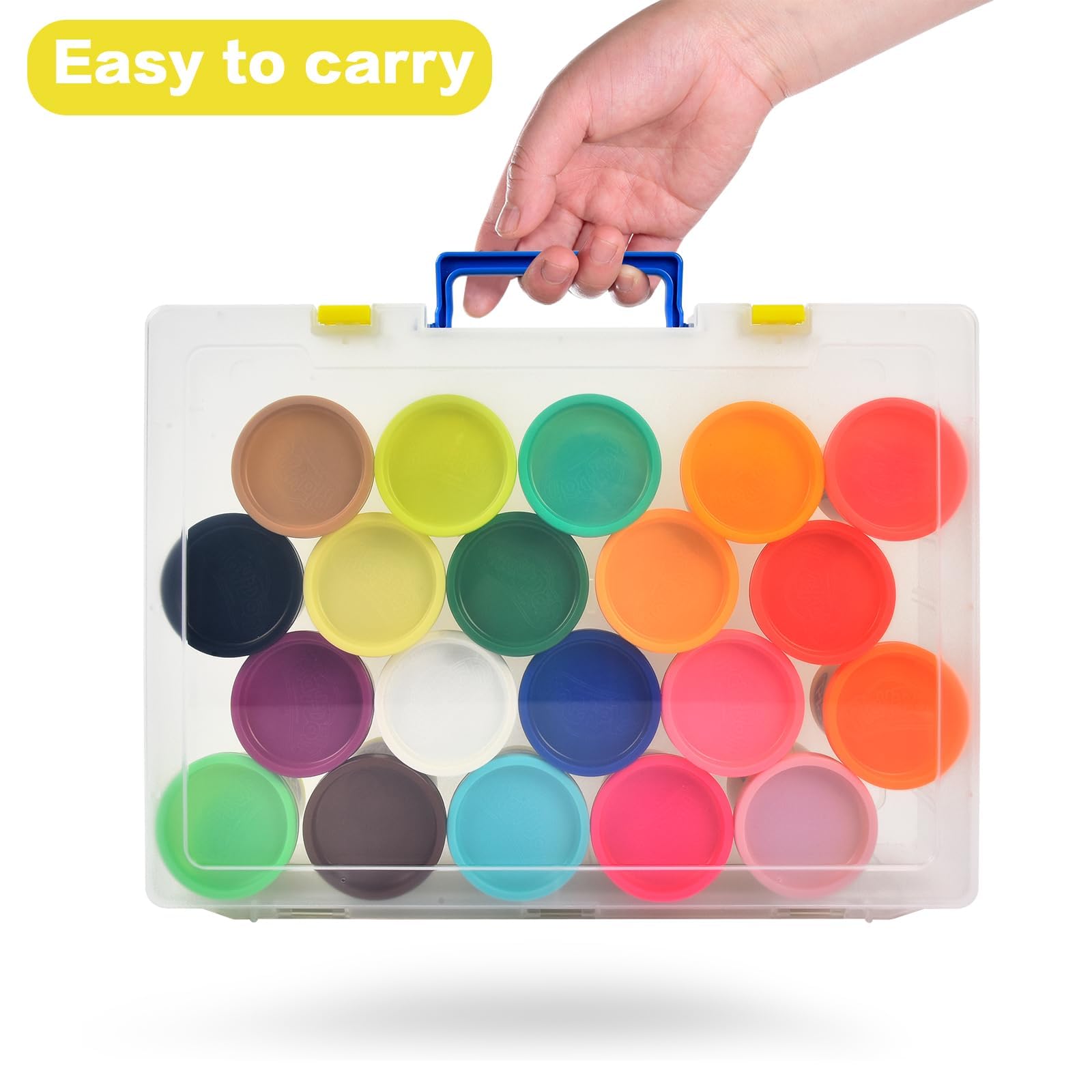 FULLCASE portable carrying case with handle for travel and playdates