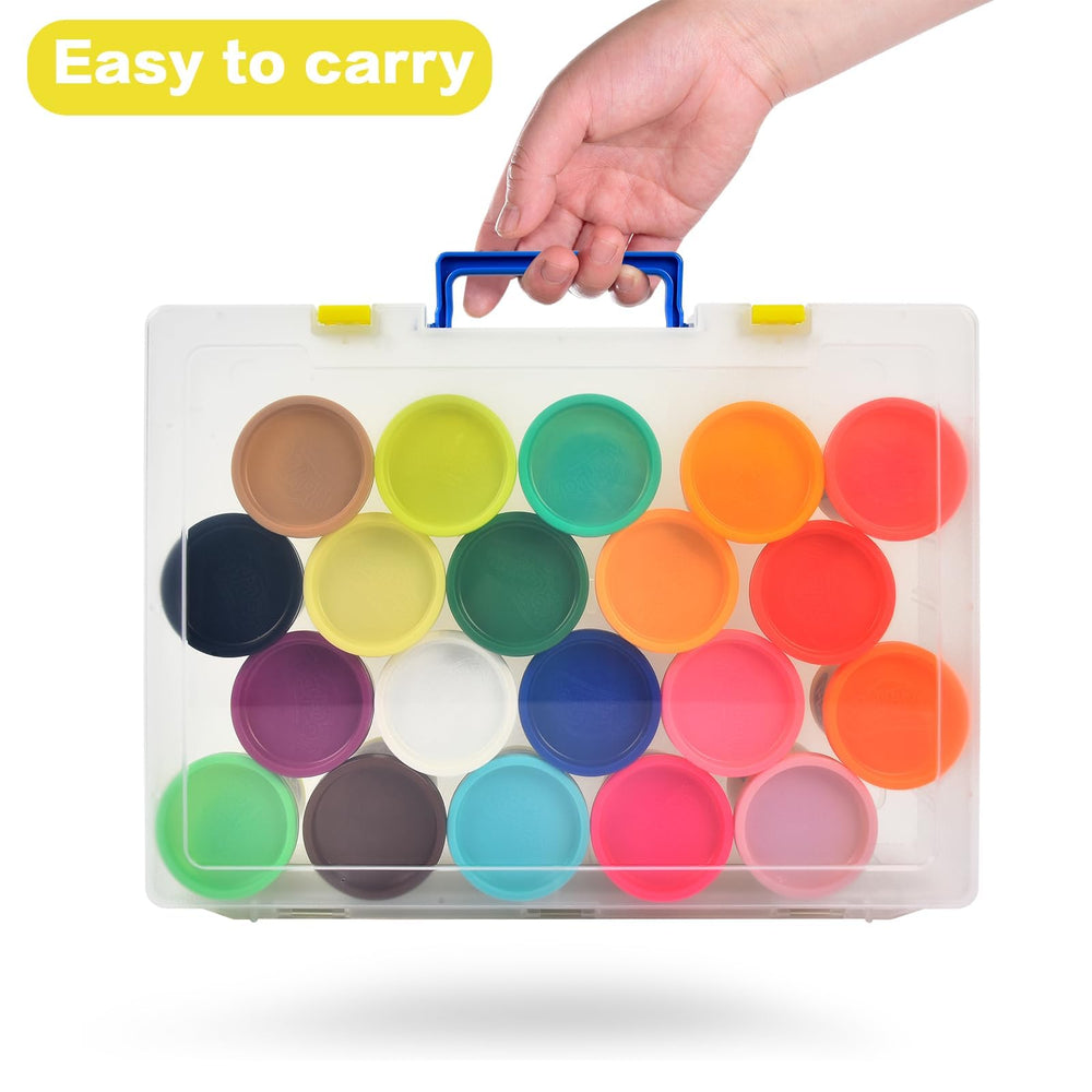 FULLCASE portable carrying case with handle for travel and playdates