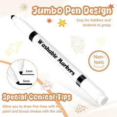 Fullhawl black washable markers ideal for classroom projects.
