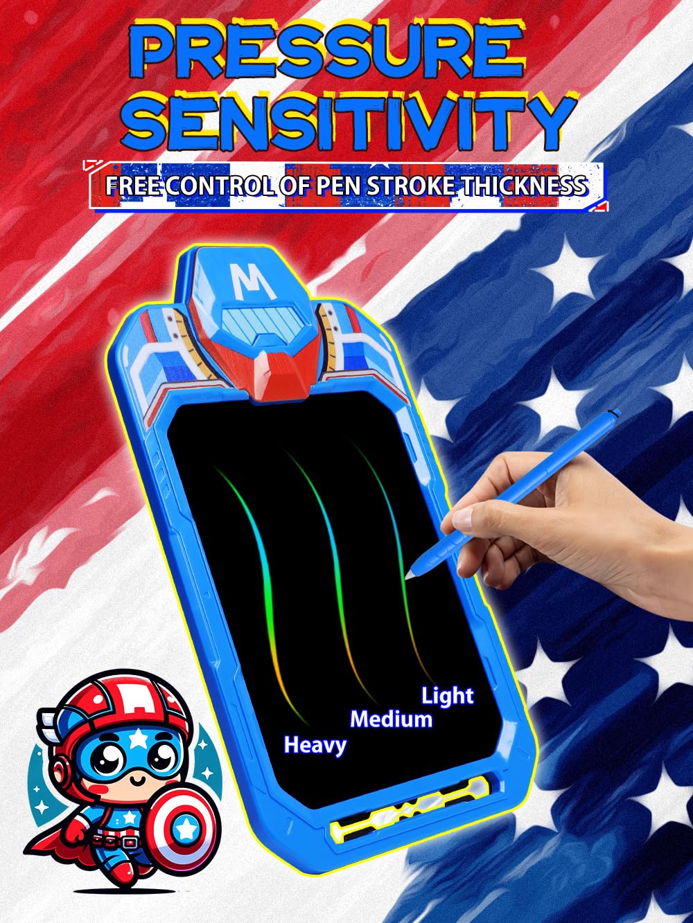 One-key erase button on the Fullware Mech Iron Hero tablet.