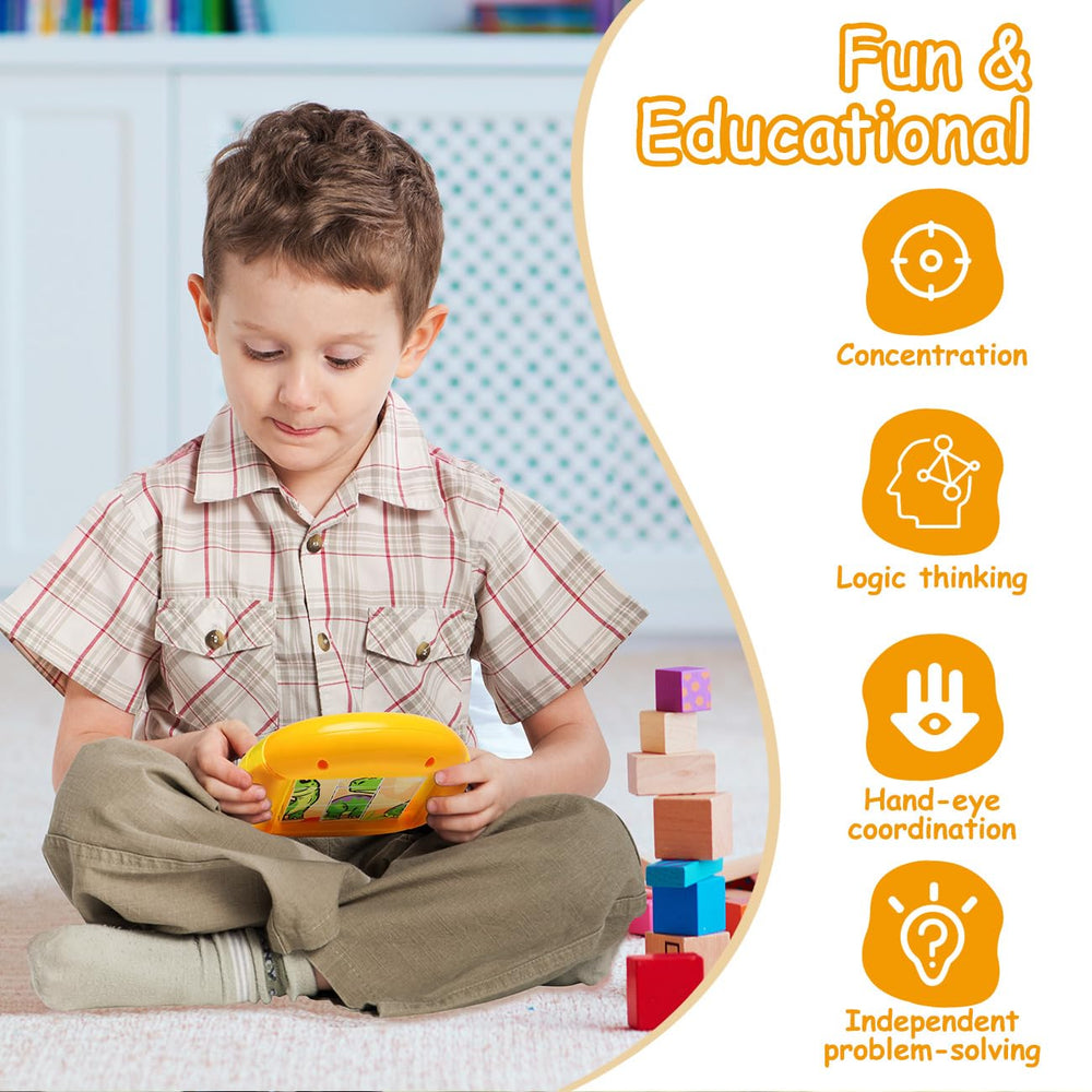 Fullware puzzle promotes finger dexterity and hand-eye coordination during rotation.