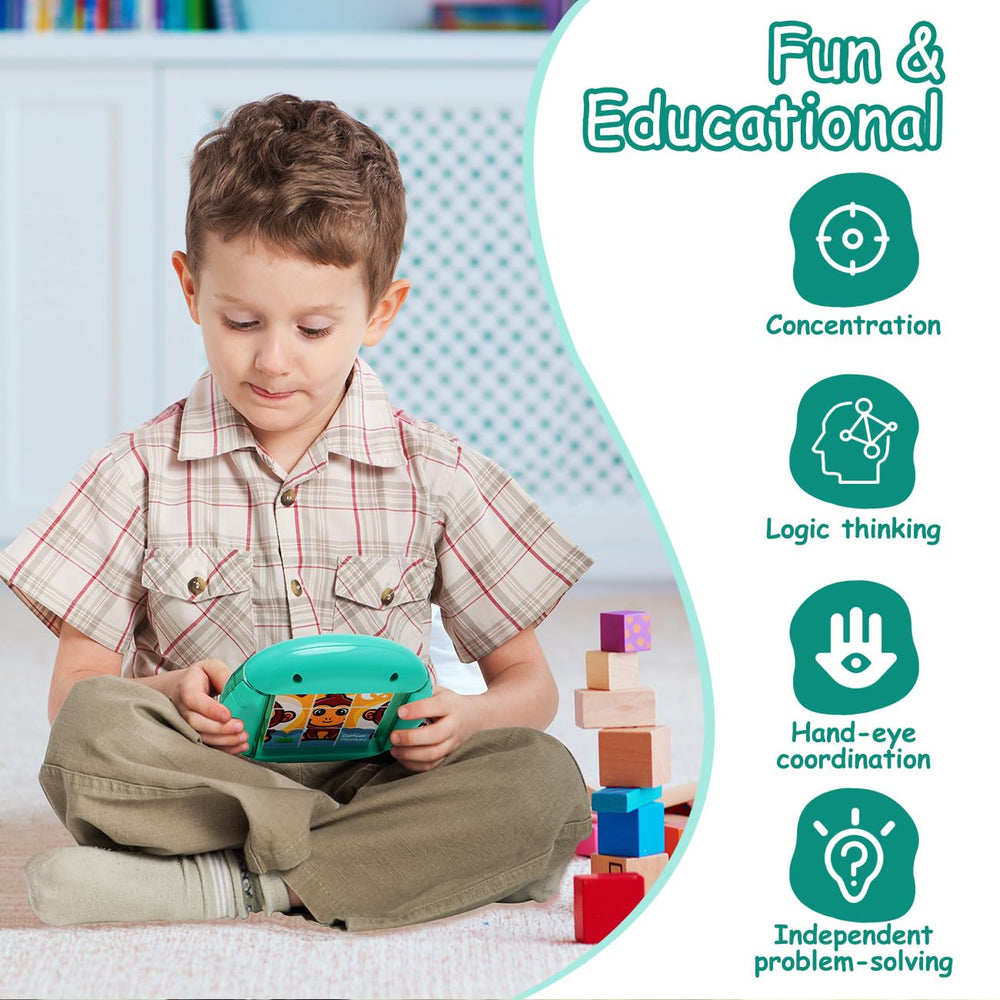 Fullware rotating puzzle showing four patterns to exercise pattern recognition.