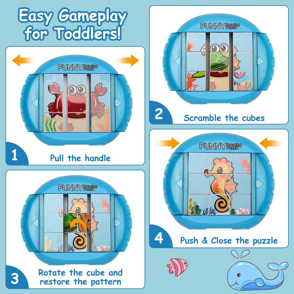 Fullware Rotating Puzzle patterns rotate to resolve challenges, improving visual cognition.
