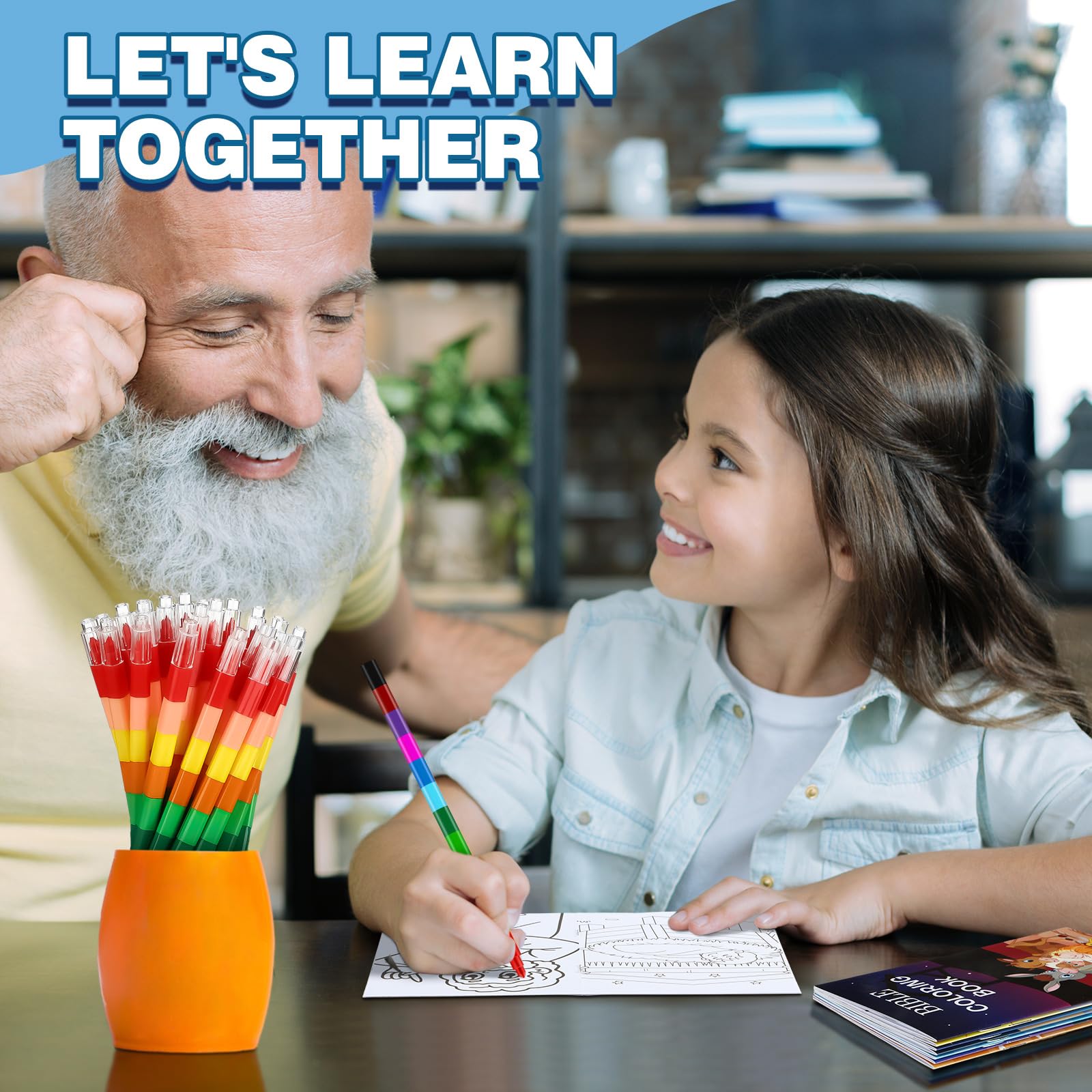 Fulmoon kids arts and crafts color kit for on-the-go coloring.