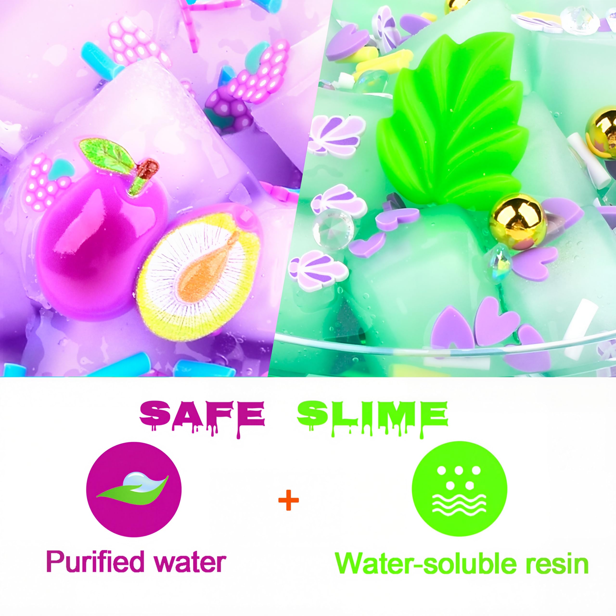 Fumeetplax peach butter slime with creamy texture ready to stretch.